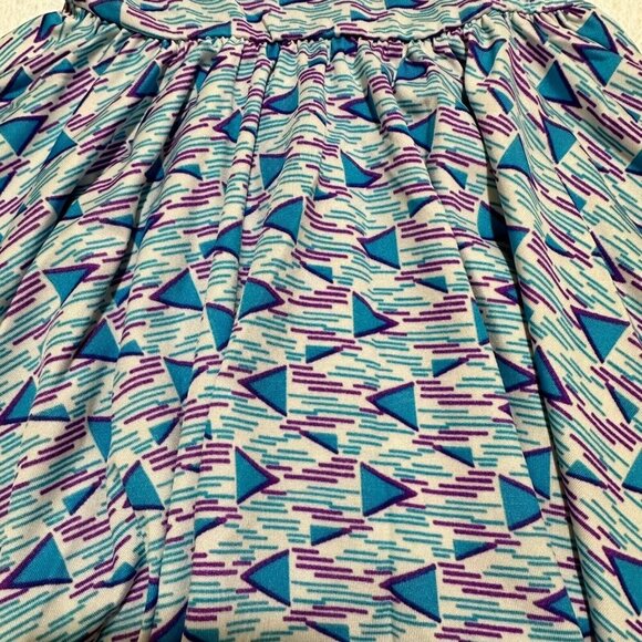 Dot Dot Smile Baby Girl Size 12/24M Geometric Print Cap Sleeve Twirl Dress NWT - Picture 3 of 6